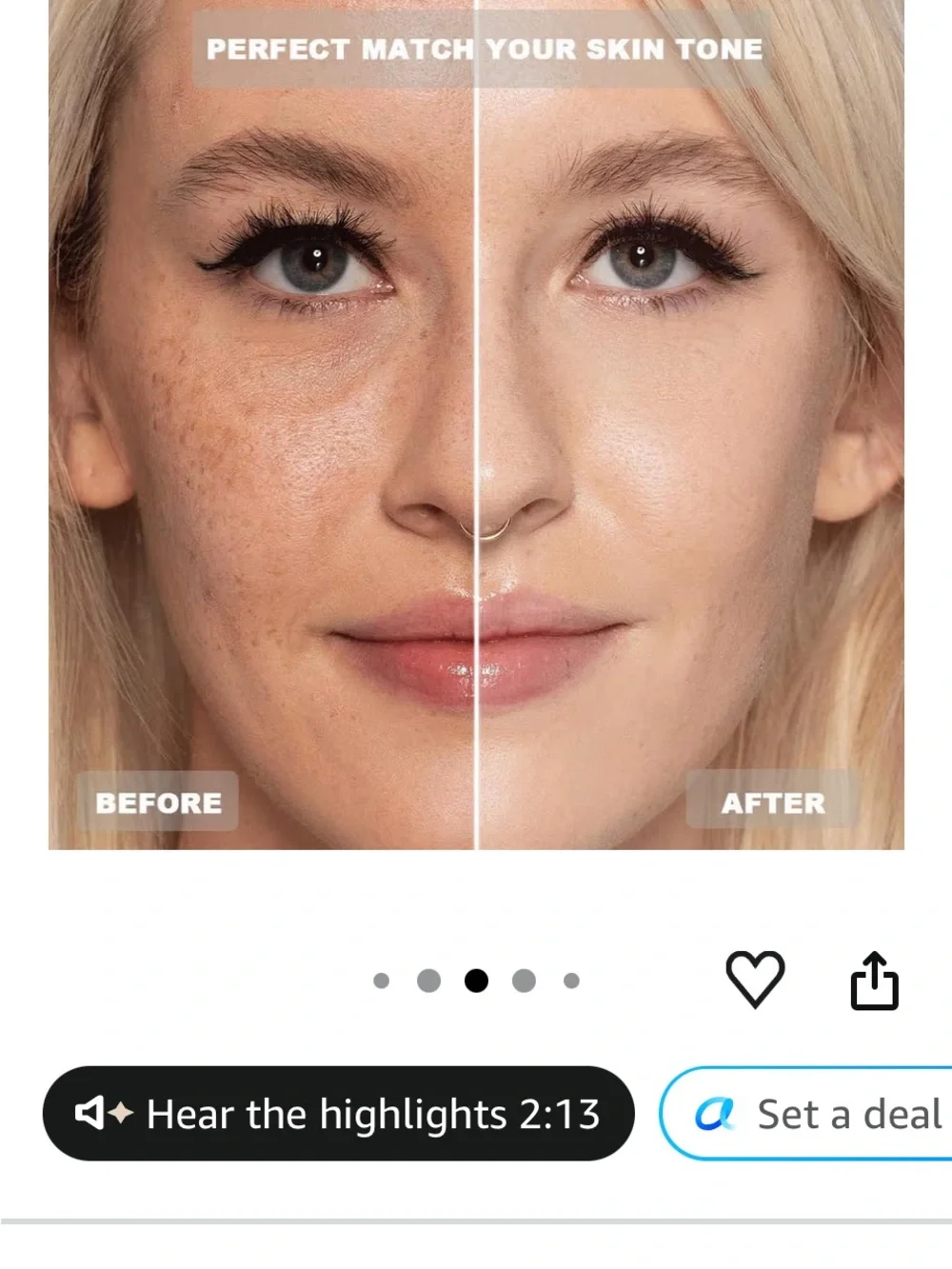 Luxury Medium Spectrum Tinting Sunscreen Serum SPF 50